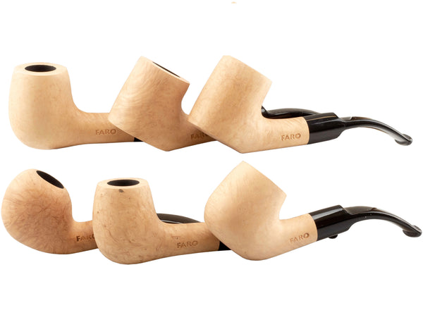 Faro Pipe Bruyere natural 9mm 6 pcs