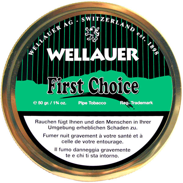 Pipe Tobacco-Wellauer First Choise Pipe