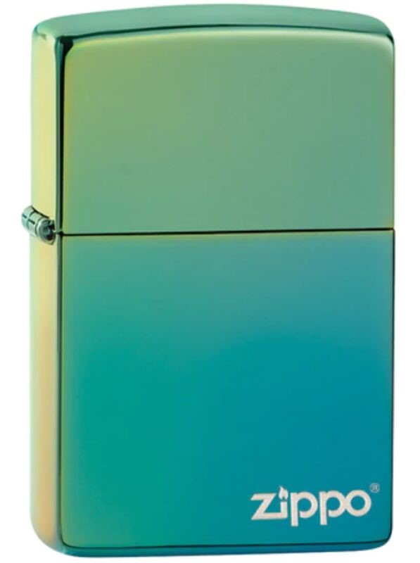 Zippo Reg HP Teal Logo