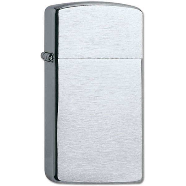 Zippo Chrome Brushed Slim