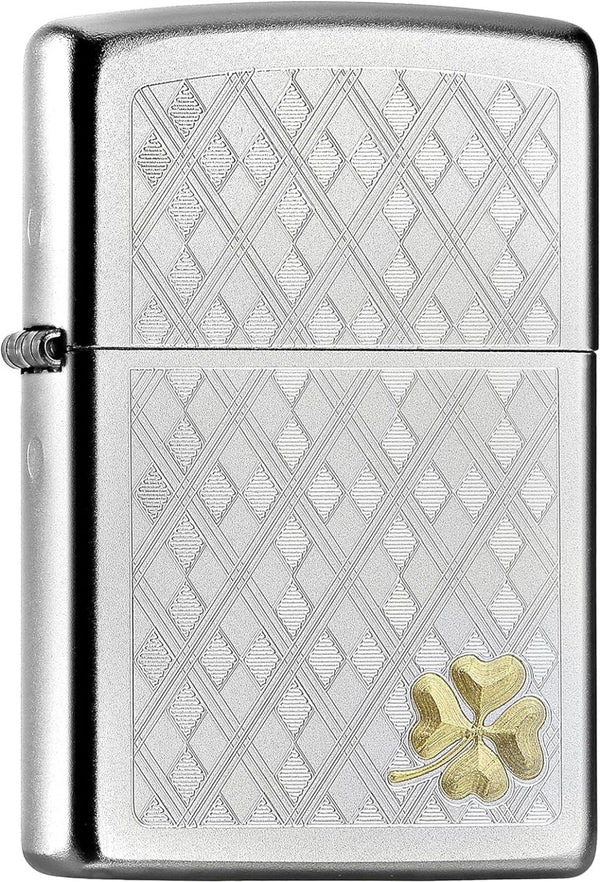Zippo Argyle Clover
