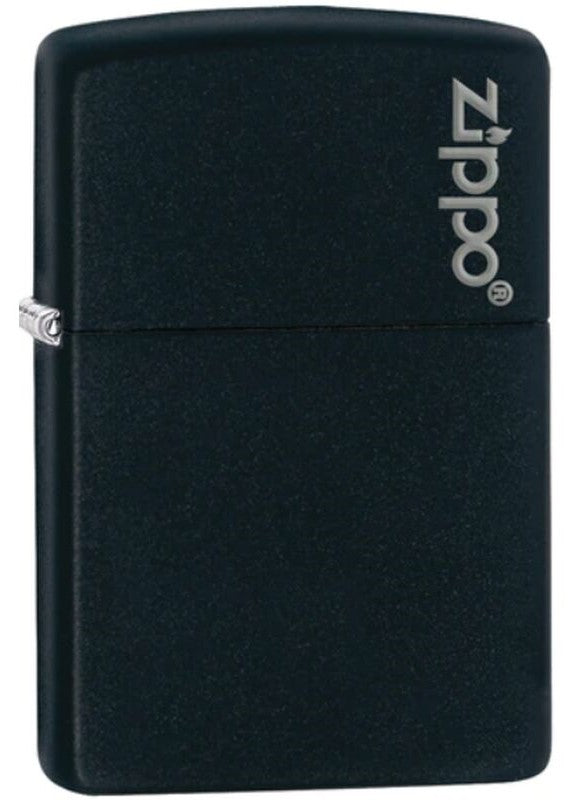 Zippo Black Matt Logo
