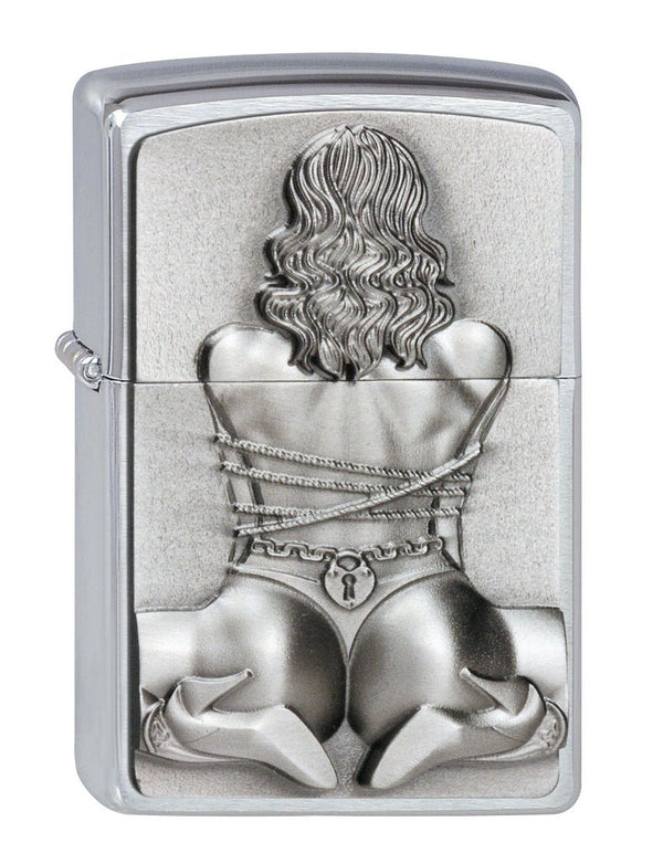 Zippo Bondage Girl Emblem