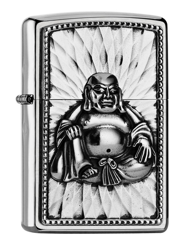 Zippo Buddha with Pearl