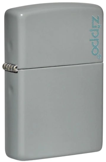 Zippo Flat Grey Logo