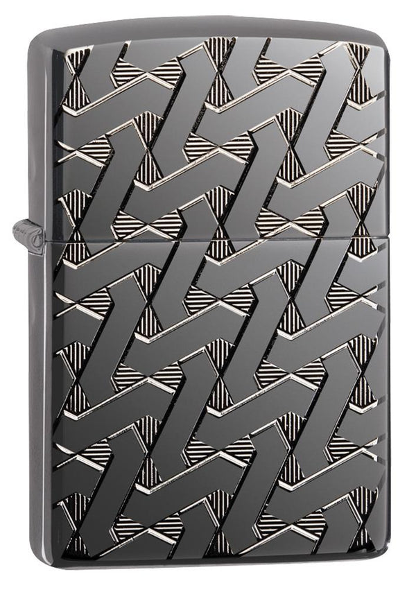 Zippo Geometric Weave Design
