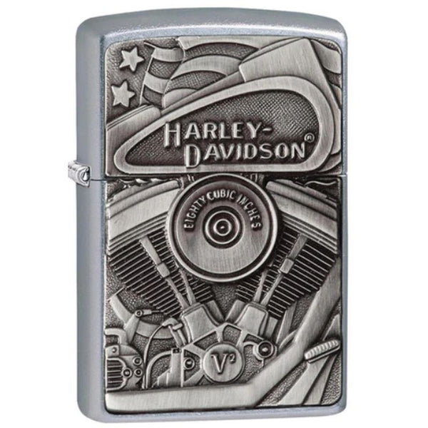 Zippo HD Motor Flag Emblem