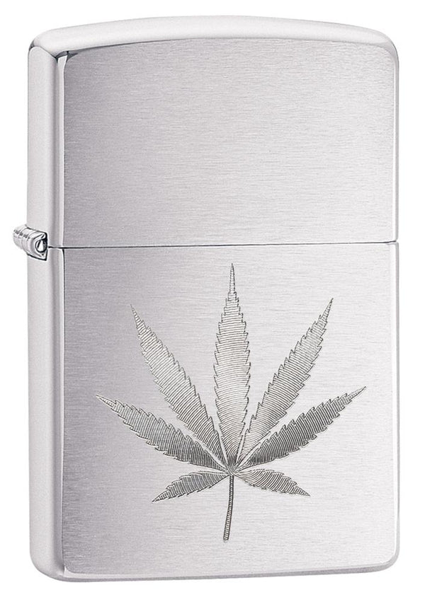 Zippo Leaf Design Engraved