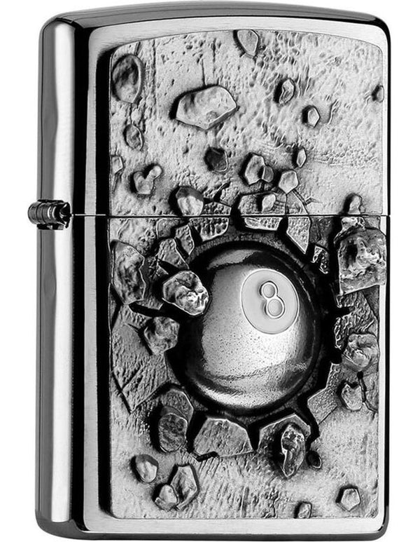 Zippo Billiard Black 8 Ball