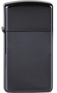 Zippo Slim Ebony High P.Black