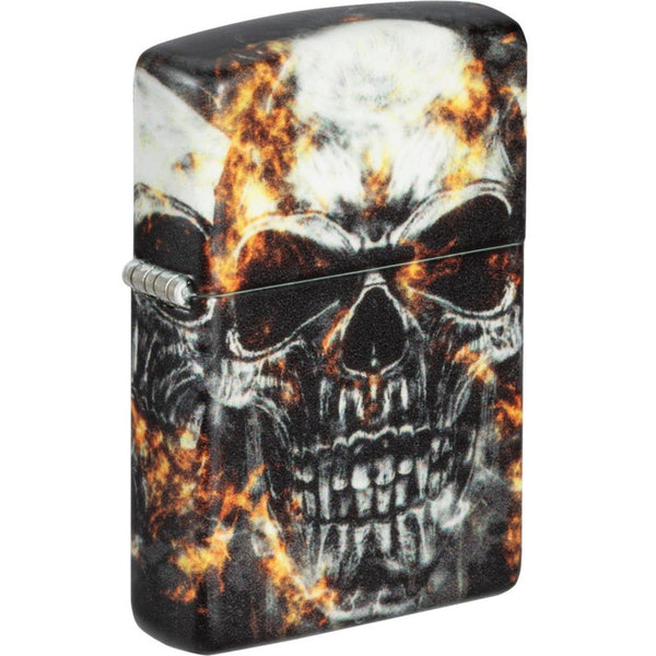 Zippo Smokey Skulls Design