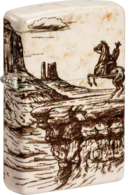 Zippo Wild West Scene