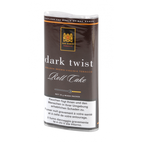 Pipe Tobacco - Mac Baren Dark Twist Pouch