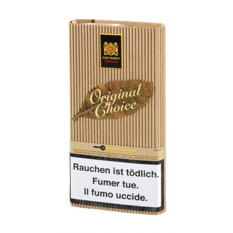 Pipe Tobacco - Mac Baren Original Choice Sachet